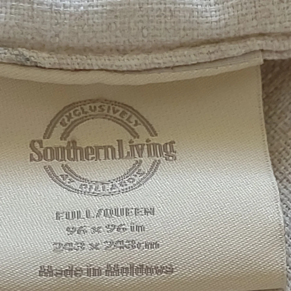 Southern Living Comforter Cotton Victorian Jacobean Print